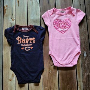 NFL NWOT Team Apparel CHICAGO BEARS Onesie Size 3-6 mo.